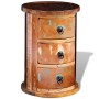 Small wardrobe with 3 solid wood drawers by , Lockers and storage cabinets - Ref: Foro24-241646, Price: 122,51 €, Discount: %