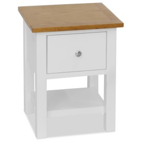 Mesita de noche de madera de roble maciza 36x30x47 cm de , Mesitas de noche - Ref: Foro24-247121, Precio: 96,99 €, Descuento: %