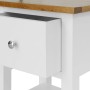 Solid oak wood bedside table 36x30x47 cm by , Nightstands - Ref: Foro24-247121, Price: 92,75 €, Discount: %