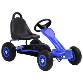 Kart de pedales con neumáticos azul de vidaXL, Vehículos a pedales o para empujar - Ref: Foro24-80198, Precio: 147,99 €, Desc...