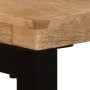 Konsolentisch aus massivem Mangoholz und Stahl, 120 x 35 x 76 cm von , Seitentische - Ref: Foro24-247334, Preis: 202,17 €, Ra...