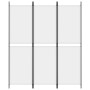 Divider screen with 3 white fabric panels 150x180 cm by , Room dividers - Ref: Foro24-350210, Price: 31,74 €, Discount: %