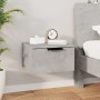 Concrete gray wall bedside table 34x30x20 cm by , Lockers and storage cabinets - Ref: Foro24-811384, Price: 32,19 €, Discount: %