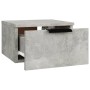 Concrete gray wall bedside table 34x30x20 cm by , Lockers and storage cabinets - Ref: Foro24-811384, Price: 32,19 €, Discount: %