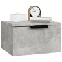 Concrete gray wall bedside table 34x30x20 cm by , Lockers and storage cabinets - Ref: Foro24-811384, Price: 32,19 €, Discount: %