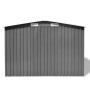 Metall-Gartenhaus 257x205x178 cm grau von vidaXL, Schuppen - Ref: Foro24-42907, Preis: 422,37 €, Rabatt: %