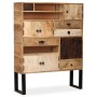 Solid mango wood sideboard 100x30x130 cm by , Sideboards - Ref: Foro24-244939, Price: 650,10 €, Discount: %