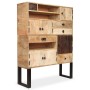 Aparador de madera de mango maciza 100x30x130 cm de , Aparadores - Ref: Foro24-244939, Precio: 649,39 €, Descuento: %