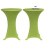 Funda elástica para mesa 4 unidades 60 cm verde de , Fundas - Ref: Foro24-279087, Precio: 40,09 €, Descuento: %