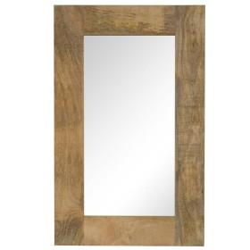 Espejo de madera maciza de mango 50x80 cm de , Espejos - Ref: Foro24-246302, Precio: 83,99 €, Descuento: %