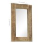 Solid mango wood mirror 50x80 cm by , Mirrors - Ref: Foro24-246302, Price: 87,27 €, Discount: %