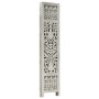 Screen 3 panels hand carved gray mango wood 120x165 cm by , Room dividers - Ref: Foro24-285332, Price: 164,74 €, Discount: %