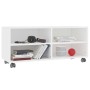 Weißer TV-Schrank aus Sperrholz mit Rollen 90x35x35 cm von , TV-Möbel - Ref: Foro24-800180, Preis: 57,09 €, Rabatt: %