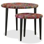 Set of coffee tables with chindi details 2 pcs multicolor by vidaXL, Coffee table - Ref: Foro24-244213, Price: 101,33 €, Disc...