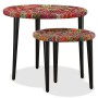 Set of coffee tables with chindi details 2 pcs multicolor by vidaXL, Coffee table - Ref: Foro24-244213, Price: 101,33 €, Disc...