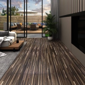 Self-adhesive PVC floor planks 5.21 m² 2 mm striped brown by , Floors and carpets - Ref: Foro24-330198, Price: 72,99 €, Disco...