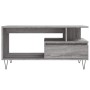 Sonoma gray plywood coffee table 90x49x45 cm by vidaXL, Coffee table - Ref: Foro24-831026, Price: 64,46 €, Discount: %