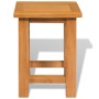 Mesa auxiliar de madera maciza de roble 27x24x37 cm de vidaXL, Mesas auxiliares - Ref: Foro24-244207, Precio: 35,45 €, Descue...