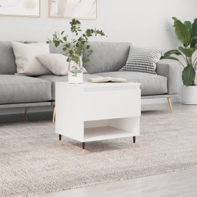 White engineered wood coffee table 50x46x50 cm by vidaXL, Coffee table - Ref: Foro24-830892, Price: 36,08 €, Discount: %