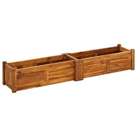 Acacia wood garden bed 150x30x25 cm by vidaXL, Pots and planters - Ref: Foro24-42567, Price: 90,83 €, Discount: %