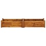 Acacia wood garden bed 150x30x25 cm by vidaXL, Pots and planters - Ref: Foro24-42567, Price: 90,83 €, Discount: %