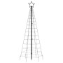 Cone Christmas tree with stakes 220 cold white LEDs 180 cm by vidaXL, Christmas lights - Ref: Foro24-358101, Price: 35,20 €, ...