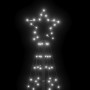 Cone Christmas tree with stakes 220 cold white LEDs 180 cm by vidaXL, Christmas lights - Ref: Foro24-358101, Price: 35,20 €, ...