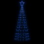 Kegel-Weihnachtsbaum mit Pfählen 220 LEDs blau 180 cm von vidaXL, Weihnachtsbeleuchtung - Ref: Foro24-358103, Preis: 35,20 €,...