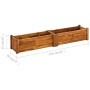 Acacia wood garden bed 150x30x25 cm by vidaXL, Pots and planters - Ref: Foro24-42567, Price: 90,83 €, Discount: %