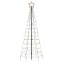 Cone Christmas tree with stakes 220 colorful LEDs 180 cm by vidaXL, Christmas lights - Ref: Foro24-358102, Price: 35,20 €, Di...