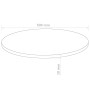 Runde MDF-Tischplatte 500x18 mm von vidaXL, Tischplatten - Ref: Foro24-143408, Preis: 28,46 €, Rabatt: %