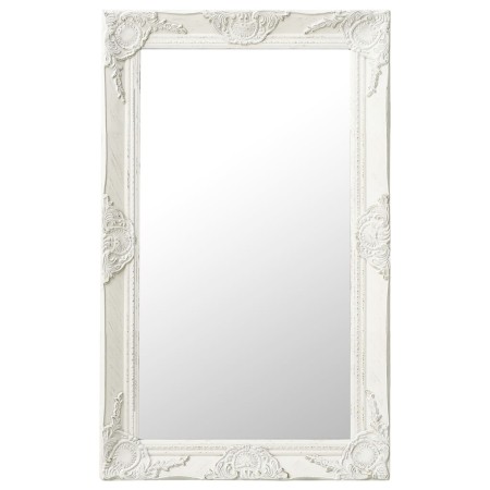 White baroque style wall mirror 50x80 cm by vidaXL, Mirrors - Ref: Foro24-320320, Price: 73,85 €, Discount: %