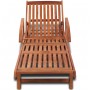 Solid acacia wood sun lounger by vidaXL, Loungers - Ref: Foro24-42592, Price: 132,98 €, Discount: %