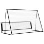 Fußballtor mit Rebounder 2 in 1 Stahl 202x104x120 cm von vidaXL, Fußballtore - Ref: Foro24-93373, Preis: 76,65 €, Rabatt: %