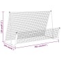 Fußballtor mit Rebounder 2 in 1 Stahl 202x104x120 cm von vidaXL, Fußballtore - Ref: Foro24-93373, Preis: 76,65 €, Rabatt: %