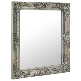 Silver baroque style wall mirror 50x60 cm by vidaXL, Mirrors - Ref: Foro24-320318, Price: 44,61 €, Discount: %