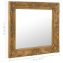 Goldener Wandspiegel im Barockstil 50x50 cm von vidaXL, Spiegel - Ref: Foro24-320313, Preis: 42,91 €, Rabatt: %