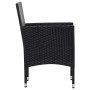 4-piece garden furniture set and black synthetic rattan cushions by vidaXL, Garden sets - Ref: Foro24-45813, Price: 287,36 €,...