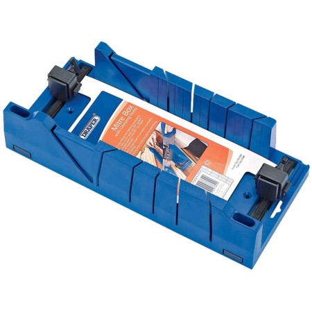 Draper Tools Caja de ingletes Expert con abrazaderas azul 09789 de Draper Tools, Accesorios para sierras ingletadoras - Ref: ...