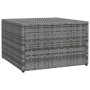 Garden footstool with gray synthetic rattan cushion by vidaXL, Ottomans - Ref: Foro24-310488, Price: 69,99 €, Discount: %