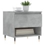 Coffee tables 2 pcs concrete gray engineered wood 50x46x50 cm by vidaXL, Coffee table - Ref: Foro24-830901, Price: 61,46 €, D...