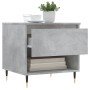 Coffee tables 2 pcs concrete gray engineered wood 50x46x50 cm by vidaXL, Coffee table - Ref: Foro24-830901, Price: 61,46 €, D...