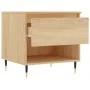 Couchtische 2 Stück, Holzwerkstoff Sonoma-Eiche 50x46x50cm von vidaXL, Couchtisch - Ref: Foro24-830899, Preis: 61,15 €, Rabat...