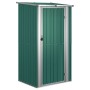 Garden shed green galvanized steel 118.5x97x209.5 cm by vidaXL, Sheds - Ref: Foro24-150899, Price: 169,92 €, Discount: %