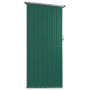 Garden shed green galvanized steel 118.5x97x209.5 cm by vidaXL, Sheds - Ref: Foro24-150899, Price: 169,92 €, Discount: %