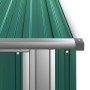 Garden shed green galvanized steel 118.5x97x209.5 cm by vidaXL, Sheds - Ref: Foro24-150899, Price: 169,92 €, Discount: %