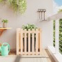 Planter with fence design solid pine wood 70x70x70 cm by vidaXL, Pots and planters - Ref: Foro24-832462, Price: 39,13 €, Disc...