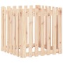 Planter with fence design solid pine wood 70x70x70 cm by vidaXL, Pots and planters - Ref: Foro24-832462, Price: 39,13 €, Disc...