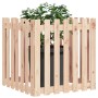 Planter with fence design solid pine wood 70x70x70 cm by vidaXL, Pots and planters - Ref: Foro24-832462, Price: 39,13 €, Disc...