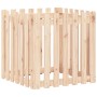 Planter with fence design solid pine wood 70x70x70 cm by vidaXL, Pots and planters - Ref: Foro24-832462, Price: 39,13 €, Disc...